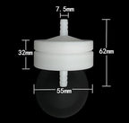 Lab Filter Holder Reusable Barbhead Filter PTFE ID 47mm Pack of 1 - Image 2