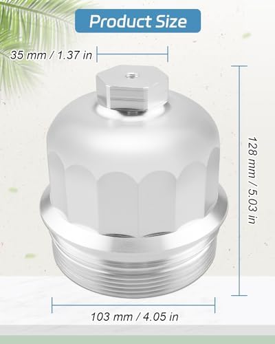 Fuel Filter Housing Cap Fit for GM Duramax 6.6L L5P