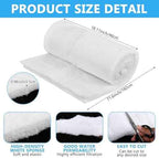 18" x 72" x 1" Thick Pond Filter Pad, High Density Pond Filter Media Roll, Cut-to-Size Aquarium Filter Sponge for Koi Ponds, Outdoor Ponds, Fish Tanks & Waterfall Filter