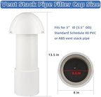 3 Inch Vent Stack Pipe Filter,Sewer Vent Filter Septic Tank Roof Vent