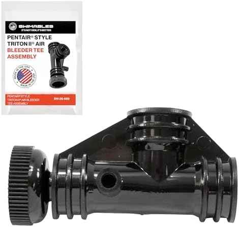Swimables 154689 Pool Air Bleeder Tee Assembly – Air Filter Replacement for Premium Triton II Pool & Spa Filters TR140, TR50, TR60, TR100 – Compatible with S7S50, S8S70 – Pool Filter Air Bleeder Valve