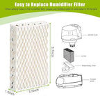 4 Pack WF813 Humidifier Filters Wick Replacement Compatible with