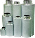 Funk Filters 4" x 8" Activated Carbon Scrubber Odor Control Filters +