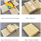 Linen Closet Organizers and Storage for Bedding Thin Blanket, Folding