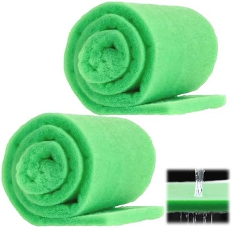 2PC Aquarium Filter Floss - 12" x 78" (6.5ft per roll) - Total 13ft