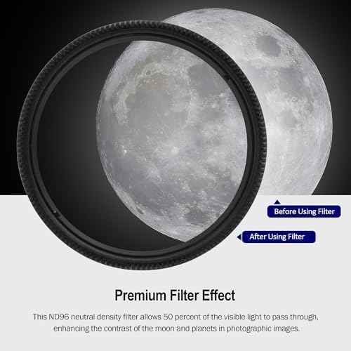 Astromania Telescope Filter Moon Filter 1.25" Neutral Color Filter ND96-0.3