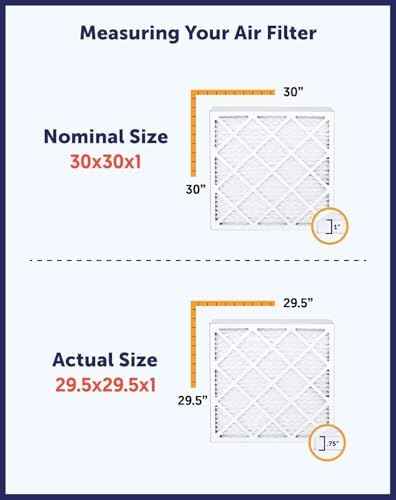 25x25x1 Air Filter (MERV 8) (4-Pack) King Dust & Allergy Control AC Furnace Filters, MADE IN USA, HVAC, Pleated, Electrostatic (Actual Size: 24.5 x 24.5 x .75)