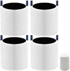 4 Pack Mini Max Replacement Filter for Blueair Blue Pure Mini Max Air Purifiers, HEPA & Activated Carbon Blue Pure FMINI Filter Compatible with Blue Pure Mini Max