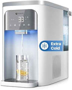 NOVETE Reverse Osmosis Water Filter Countertop, UV Cold Water Down to 32℉, NSF/ANSI 42/58 Certified, 4:1 Pure to Drain, No Installation Needed, 8-Stage RO Water Filtration System, CRF0A-QS, White