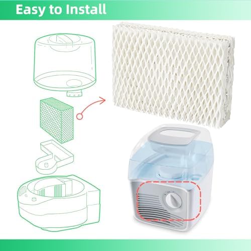 kakofaci 6 Pack WF813 Humidifier Filters Replacement Compatible with