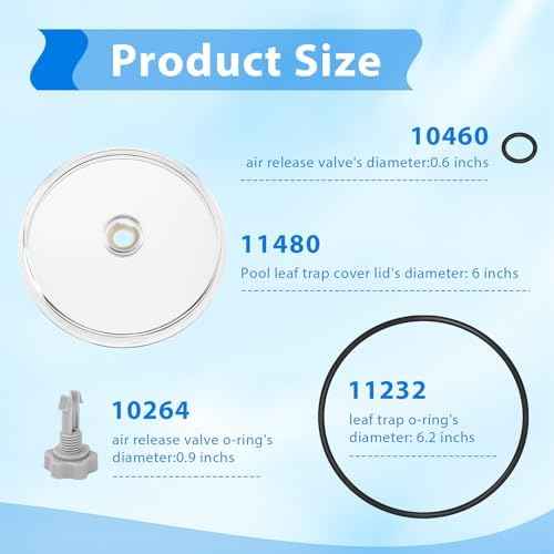 Pool Leaf Trap Cover Lid 11480 Fit for Intex Pumps SF60110, SF70110