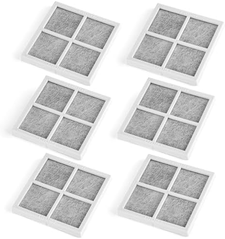 Barkior 6-Pack Refrigerator Air Filter Replacement for LG LT120F &