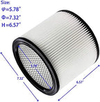 90304 Replacement Cartridge Filter, Compatible with Shop-vac 90350 90304 90333,Fits for Most Wet Dry Vacuum Cleaners 5 Gallon and above (90304) - Field & Pure