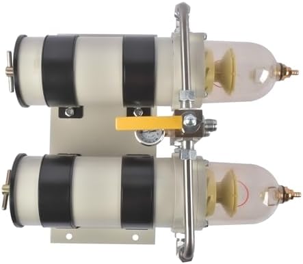 Fuel Filter Water Separator 751000FH 751000FH10 Replacement for Parker Racor Turbine Series 360 GPH 30 Micron Mobile Diesel Filtration Assembly - Field & Pure