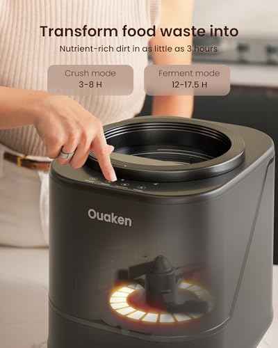 4L Electric Composter for Kitchen, Smart Countertop Compost Bin