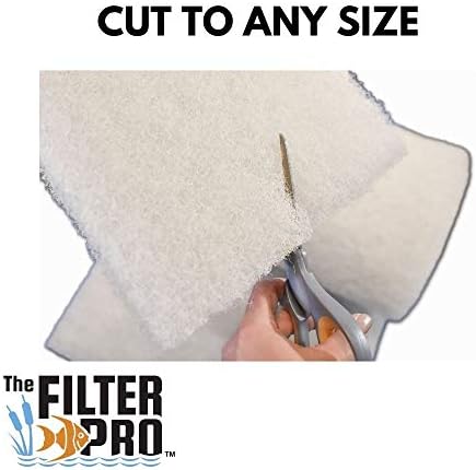Beige Coarse Filter Media, 2" Thick, 14" x 56" Roll, Perfect for