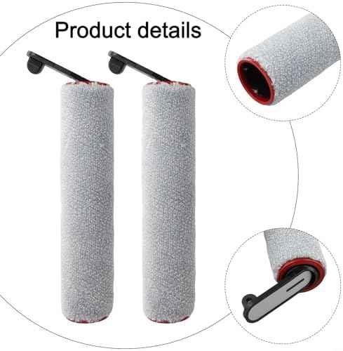 1/2pcs Main Brush for MOVA M10 Floor Scrubber Vacuum Cleaner Replacement Main Brush Household Cleaning Appliance Accessories