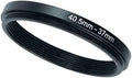 40.5mm to 37mm Step-Down Ring Filter Adapter for All Brands UV ND CPL Metal Ring Step-Down Rings Adapter Filter (40.5mm-37mm)