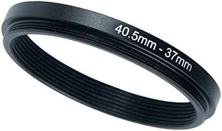 40.5mm to 37mm Step-Down Ring Filter Adapter for All Brands UV ND CPL Metal Ring Step-Down Rings Adapter Filter (40.5mm-37mm)