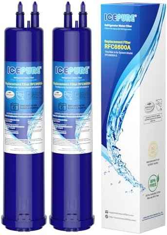 ICEPURE EDR3RXD1 Water Filter Replacement for 4396841, Filter 3, 2 PACK