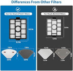 Replacement for Shark IP3251, IP3251C, IP3253, 2 PACK Auto-empty Dock Hepa Filter + 4 PACK Pre-motor Filter Assembly & 2 PACK Handheld Vacuum Post-motor Filter+ 4 PACK Pre-moter Filters - Field & Pure