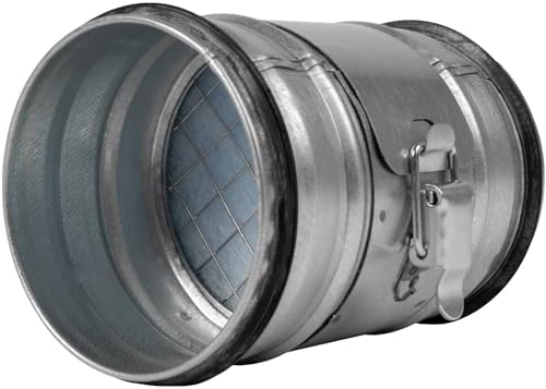 4" Inch Inline Round Duct Filter - G4 Class Filter with Mesh Screen
