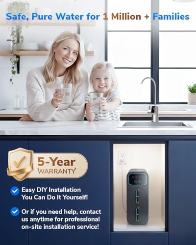 E8 800GPD Compact Reverse Osmosis System 800 GPD Fast Flow RO Water