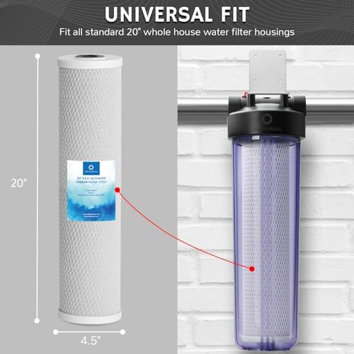 Airthereal Whole House Water Filter Housing, Sediment Filters for Well