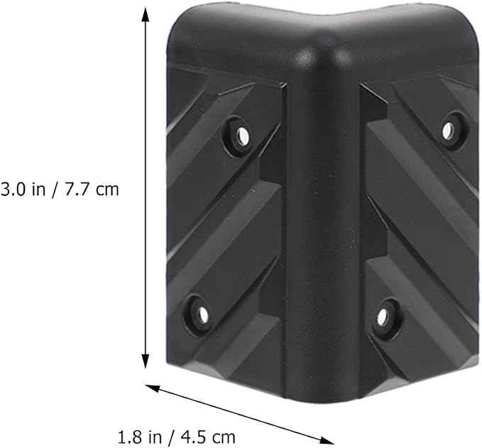 Gadpiparty Anti-Collision Speaker Corner Protectors 1.77 Inch Plastic Guards
