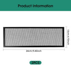 2Pcs Floor Register Cover Trap, 5x9 Inch Magnetic Air Vent Filter Floor Vent Covers Screen for Home, Dustproof Mesh Filters Net Trap Keeps Flies, Coin, Pet Hair, Food Out - Field & Pure
