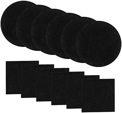 Resinta Compost Bin Filters - 12 Pack Refill Set, Round and Square