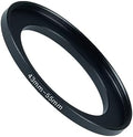 43mm to 55mm Step-up Adapter Rings Filter Adapter Black Metal Step Down Filter Ring Adapter Compatible with All Brand UV CPL ND Camera Lens Filter Stepping Rings (43mm-55mm), (NLY001) - Field & Pure