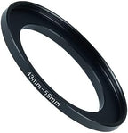 43mm to 55mm Step-up Adapter Rings Filter Adapter Black Metal Step Down Filter Ring Adapter Compatible with All Brand UV CPL ND Camera Lens Filter Stepping Rings (43mm-55mm), (NLY001) - Field & Pure
