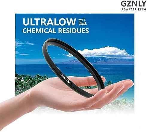 82mm to 77mm Step-up Adapter Rings Filter Adapter Black Metal Step Down Filter Ring Adapter Compatible with All Brand UV CPL ND Camera Lens Filter Stepping Rings (82mm-77mm)