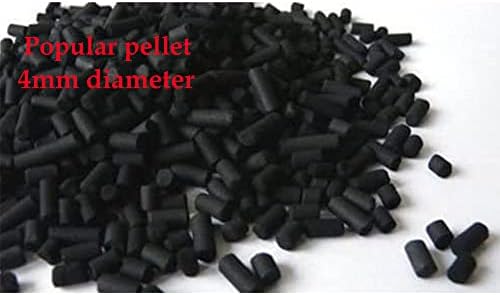5 lbs Activated Charcoal Carbon Pellets in 1 Free Mesh Media Bags for Aquarium Fish Pond Tank Canister Filter - Field & Pure