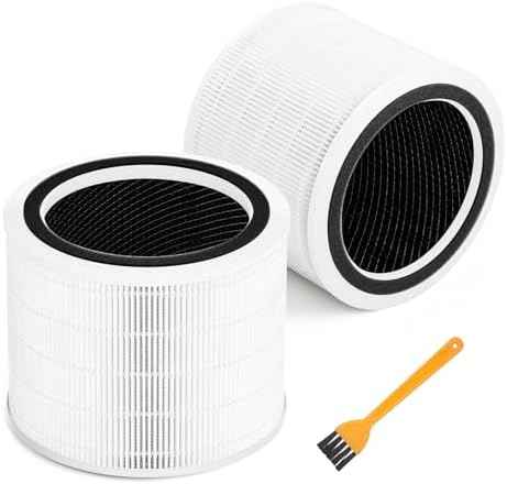 2 Pack Core 200S Replacement Filter, Compatible with LEVOIT Core 200S
