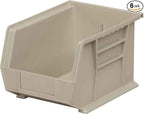 Akro-Mils 30239 AkroBins Plastic Storage Bins, Space-Saving Stackable Bins