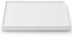 Oirlv Premium White Leather Stackable Jewelry Tray Ring Holder Organizer