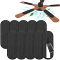 2026 Upgrade 10pcs Ceiling Fan Filters for Blades Easy-Stick Strong