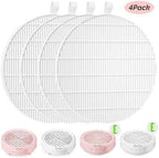 SProR Nail Dust Collector Replacement Filter, 4 Pack Reusable Dust Filter for MelodySusie Hpro/SProR Nail Dust Collector, Compatible Fine Filter for Efficient Nail Dust Collection