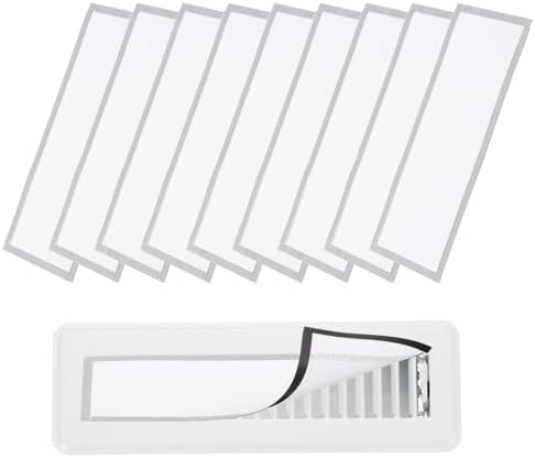 YOKIVE 10 Pcs Magnetic Floor Vent Covers, Floor Register Cover PVC