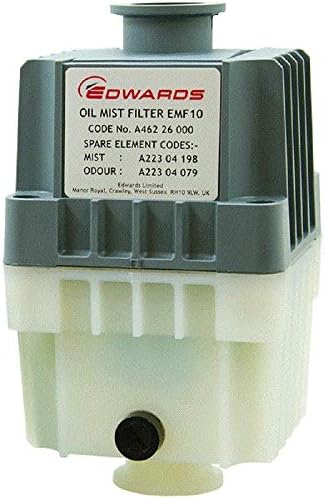 Edwards EMF10 Oil Mist Filter, KF25 Ports, for RV3, RV5, RV8 Vacuum Pumps, A462-26-000 - Field & Pure