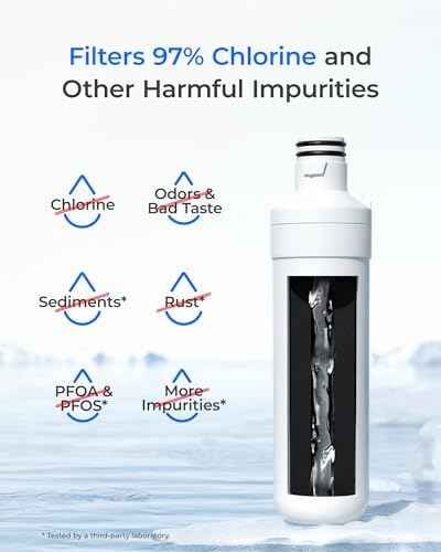 Waterdrop LT1000PC ADQ747935 MDJ64844601 Refrigerator Water Filter, 4 Pack