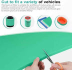 Foam Air Filter Material Sheet for Uni Filter - BF-1 BF1, 14" X 17" X 5/8", 65-PPI Green Fine Foam Sheet Universal & Reusable for Most Motorcycle ATV Scooters, Dirt Bike, UTV & Small Engines