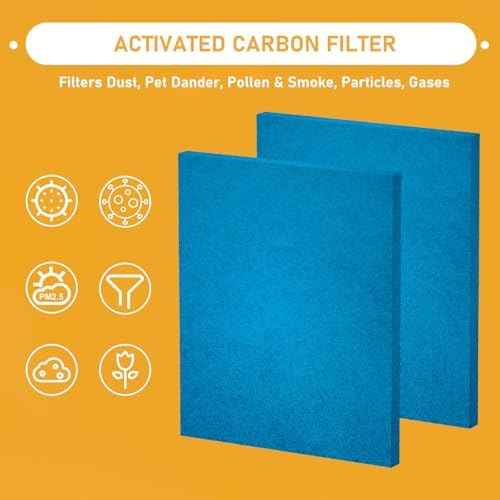 20x30x1 Air Filter Cut To Compatible with Furnace & Air Conditioner High Air Flow Polyester Fiber Filter Media, 2 Pack (20" x 30" x 0.7" actual)