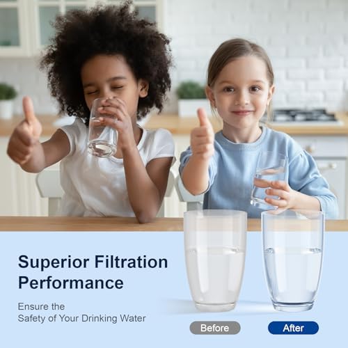 Purewell 0 TDS 7-Stage Water Filter Replacement for Zero Pitcher, Purewell SF series system, 100Gal Long-Lasting, NSF Certified to Reduce TDS, Total PFAS, Mercury& Heavy Metals, Chlorine (1 Pack)