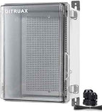 Waterproof Electrical Enclosure Box ip67 Outdoor Junction Box Plastic ABS and Project Box (Clear Cover,8.7"×6.7"x4.4"T)