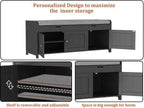 HOMEFORT 41.3" Shoe Bench with Lift Top Storage, Entryway Bench with Cushioned