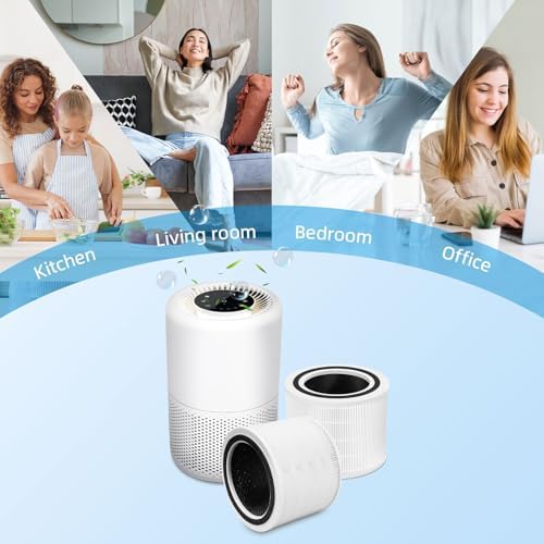 2 Pack Core 200S Replacement Filter, Compatible with LEVOIT Core 200S - Field & Pure