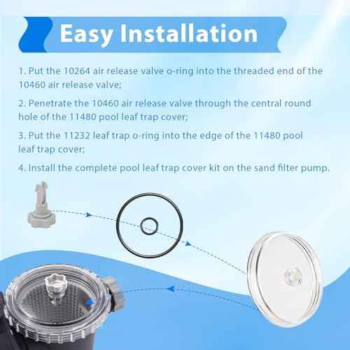 Pool Leaf Trap Cover Lid 11480 Fit for Intex Pumps SF60110, SF70110